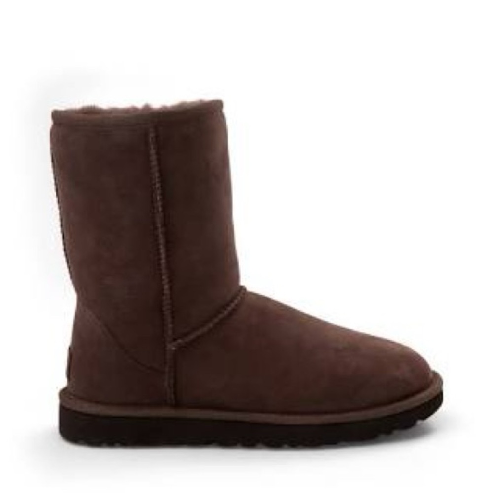UGG Chocolate Suede Ankle Boots